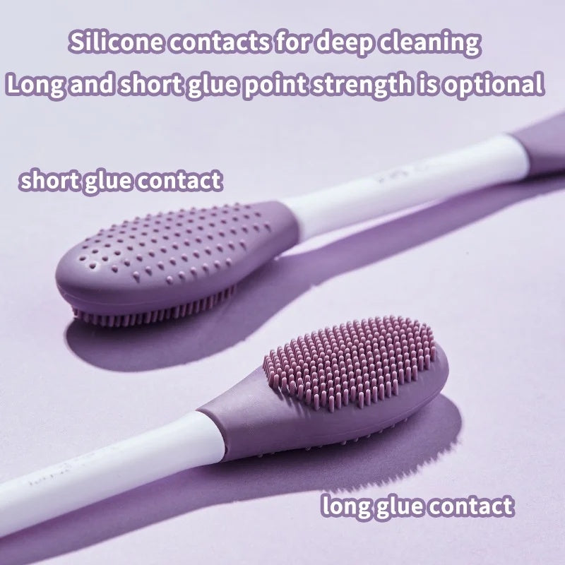 Double Head Silicone Facial Mask Brush